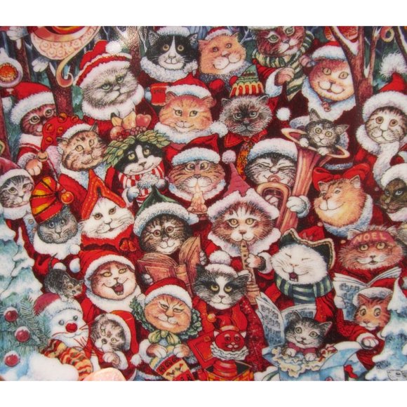 Santa Claws Porcelain Plate Franklin Mint Limited Edition by Bill Bell - Picture 9 of 10